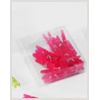 Dark pink plastic clip