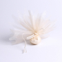 Tulle cristal beige Organza