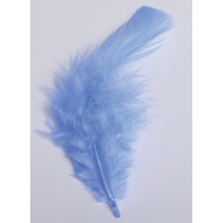 2 gr of small BLUE LAVANDER feathers