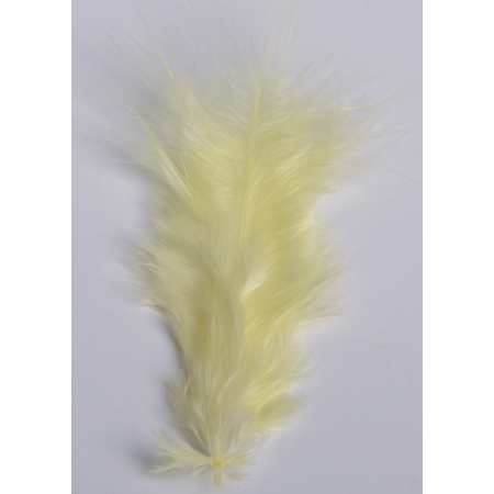 2 gr de mini plumes JAUNES